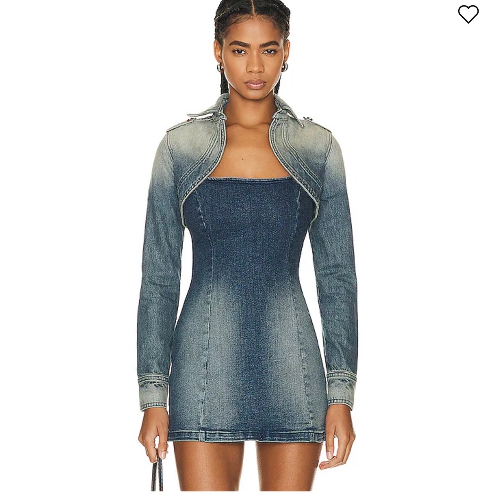NWT EB Denim Bolero Jacket S